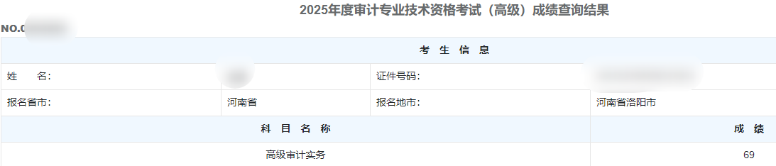 高级审计师通过率