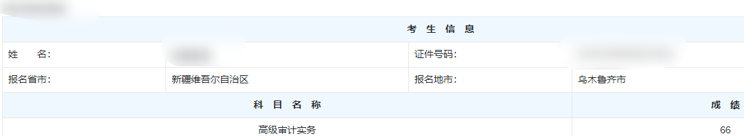 高级审计师通过率