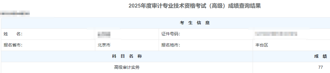 高级审计师通过率