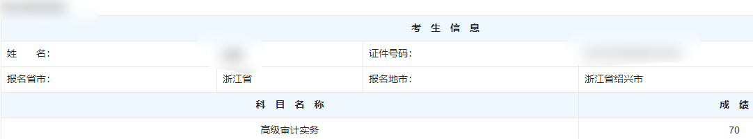 高级审计师通过率